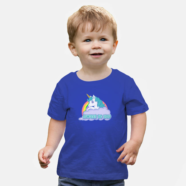 Always Be You-baby basic tee-Ellador