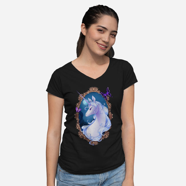 Am I The Last-womens v-neck tee-shavostars