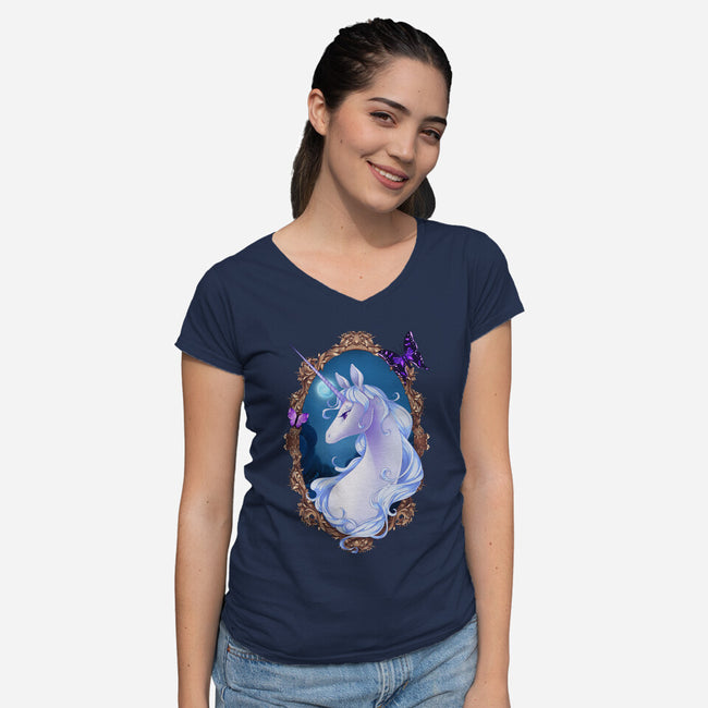 Am I The Last-womens v-neck tee-shavostars