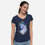 Am I The Last-womens v-neck tee-shavostars