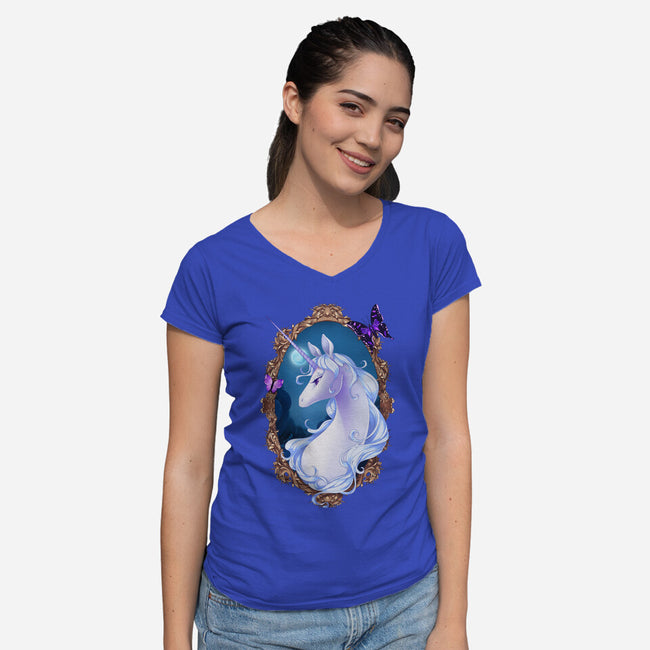 Am I The Last-womens v-neck tee-shavostars