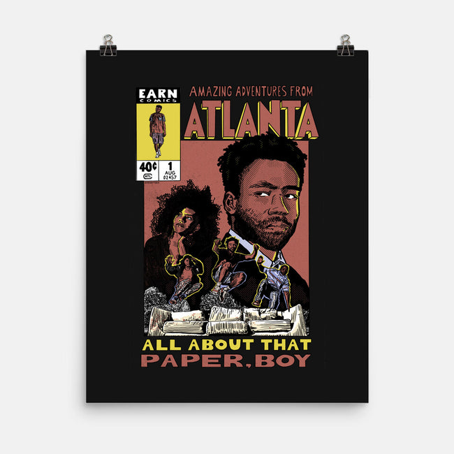 Amazing Adventures from Atlanta-none matte poster-pennytees