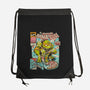 Amazing Ninja Dude-none drawstring bag-DonovanAlex