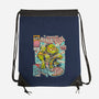 Amazing Ninja Dude-none drawstring bag-DonovanAlex