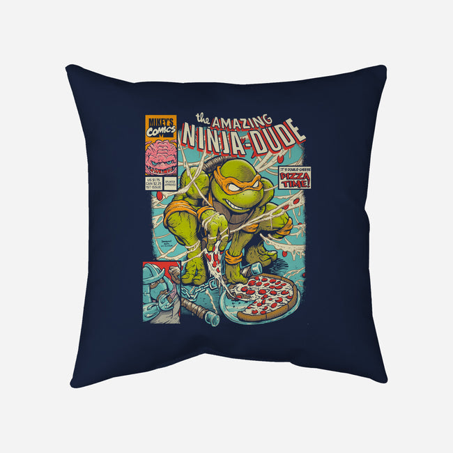 Amazing Ninja Dude-none removable cover w insert throw pillow-DonovanAlex