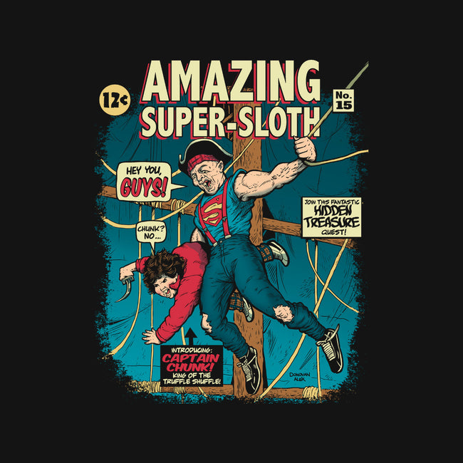 Amazing Super Sloth-none stretched canvas-DonovanAlex