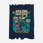 Amazing Super Sloth-none polyester shower curtain-DonovanAlex