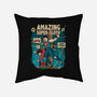 Amazing Super Sloth-none non-removable cover w insert throw pillow-DonovanAlex