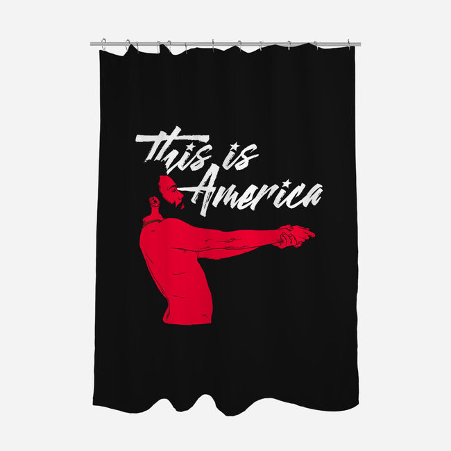 America It Is-none polyester shower curtain-zerobriant