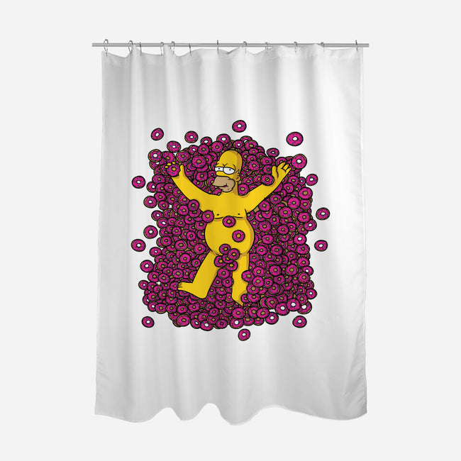 American Donuts-none polyester shower curtain-Amdy
