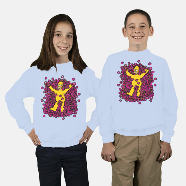American Donuts-youth crew neck sweatshirt-Amdy