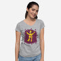 American Donuts-womens v-neck tee-Amdy