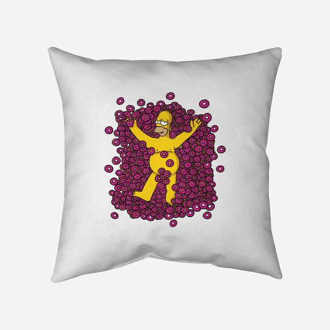 American Donuts-none removable cover w insert throw pillow-Amdy