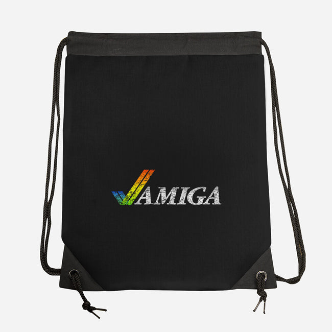 Amiga-none drawstring bag-MindsparkCreative