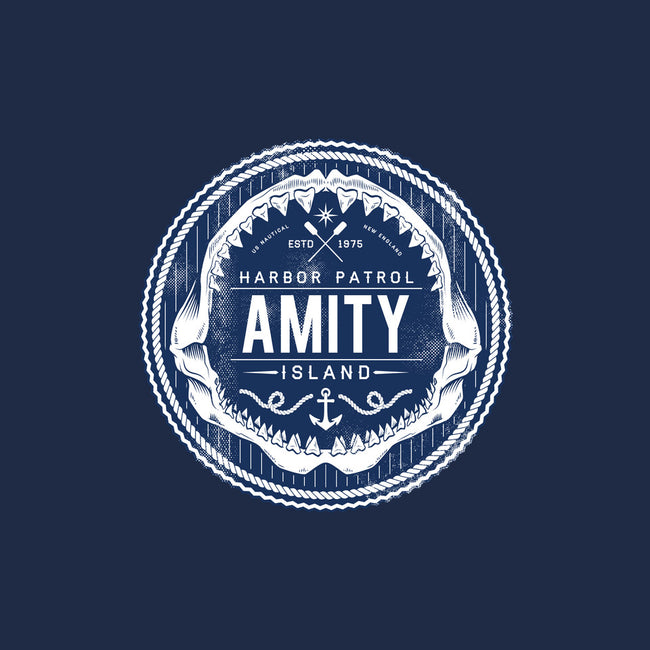 Amity Island Harbor Patrol-mens heavyweight tee-Nemons