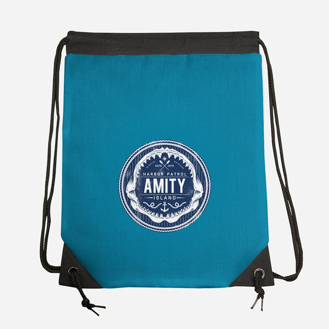 Amity Island Harbor Patrol-none drawstring bag-Nemons