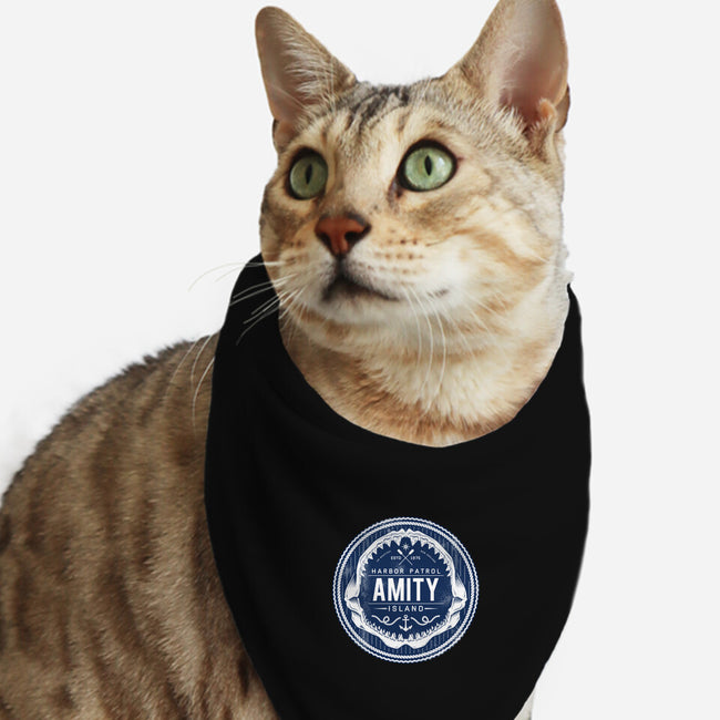 Amity Island Harbor Patrol-cat bandana pet collar-Nemons