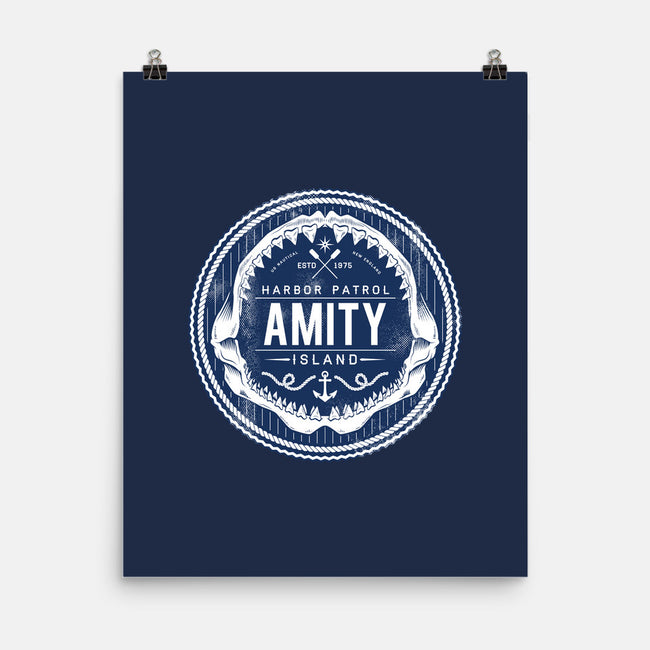 Amity Island Harbor Patrol-none matte poster-Nemons