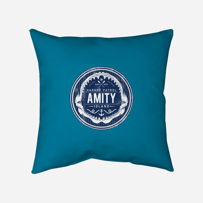 Amity Island Harbor Patrol-none removable cover w insert throw pillow-Nemons