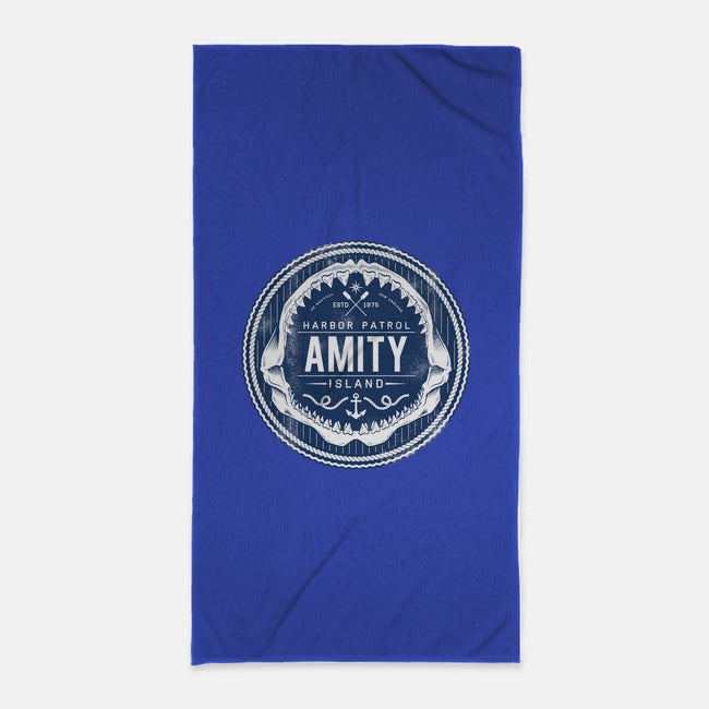 Amity Island Harbor Patrol-none beach towel-Nemons