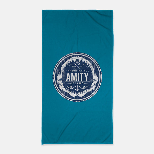Amity Island Harbor Patrol-none beach towel-Nemons