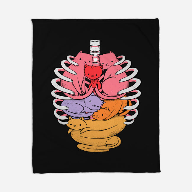 Anatomicat-none fleece blanket-tobefonseca