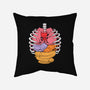 Anatomicat-none removable cover w insert throw pillow-tobefonseca