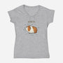 Anatomy of a Guinea Pig-womens v-neck tee-SophieCorrigan