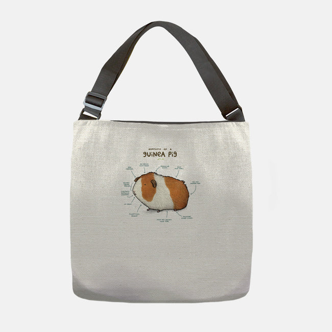 Anatomy of a Guinea Pig-none adjustable tote-SophieCorrigan