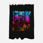 Anchovy Alley-none polyester shower curtain-DJKopet