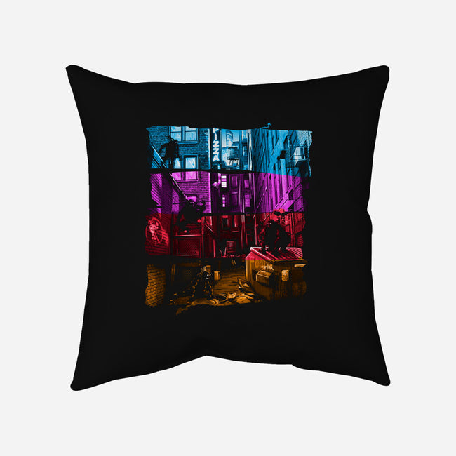 Anchovy Alley-none removable cover w insert throw pillow-DJKopet