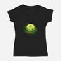 And Back Again-womens v-neck tee-AlynSpiller