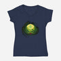 And Back Again-womens v-neck tee-AlynSpiller