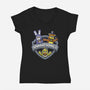 Animatronic Maniacs-womens v-neck tee-adho1982