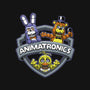 Animatronic Maniacs-womens v-neck tee-adho1982