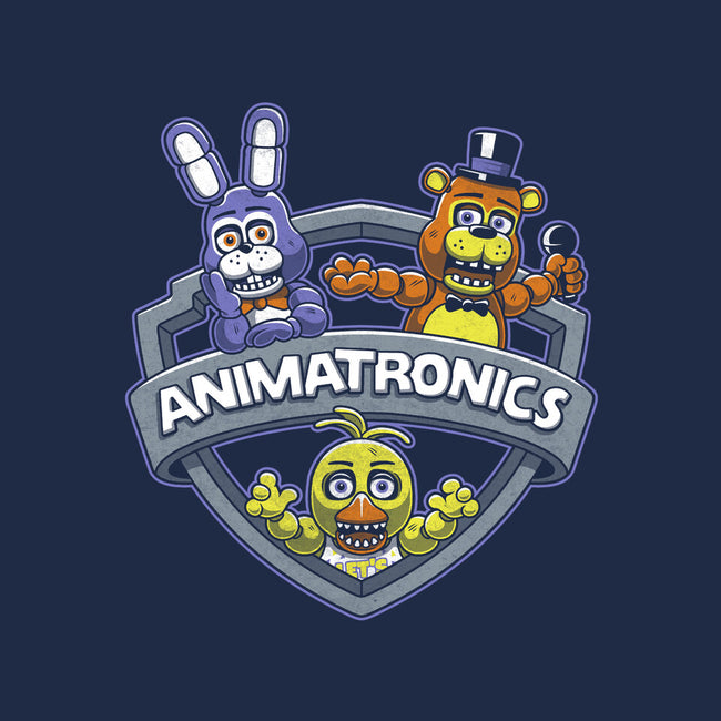Animatronic Maniacs-womens v-neck tee-adho1982