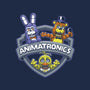 Animatronic Maniacs-womens v-neck tee-adho1982