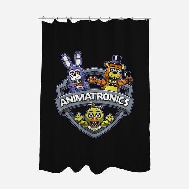 Animatronic Maniacs-none polyester shower curtain-adho1982