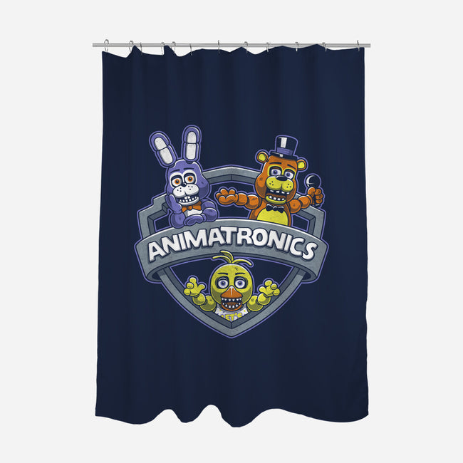 Animatronic Maniacs-none polyester shower curtain-adho1982