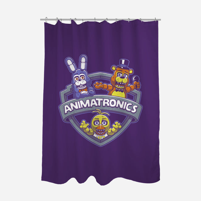 Animatronic Maniacs-none polyester shower curtain-adho1982