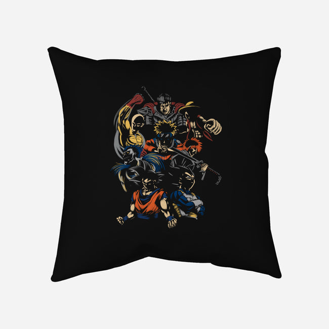 Anime Invincible Team-none removable cover w insert throw pillow-Legendary Phoenix
