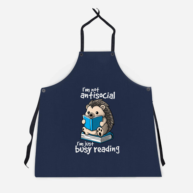 Antisocial Hedgehog-unisex kitchen apron-NemiMakeit