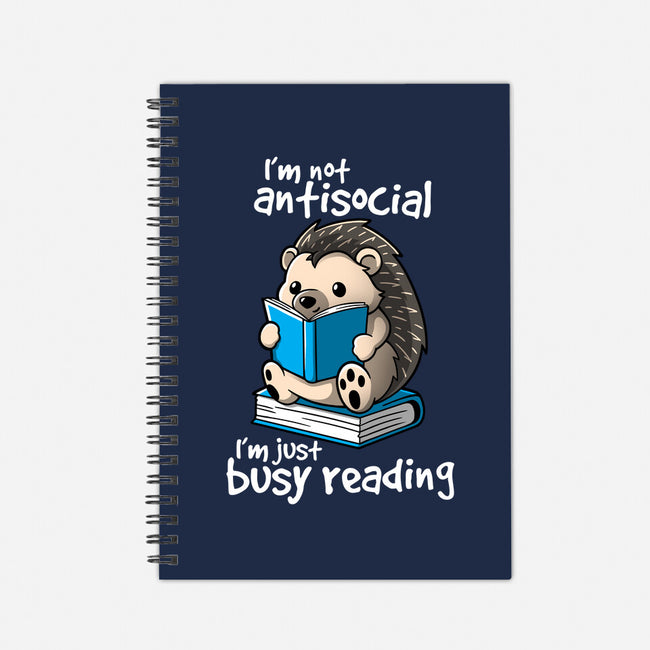 Antisocial Hedgehog-none dot grid notebook-NemiMakeit