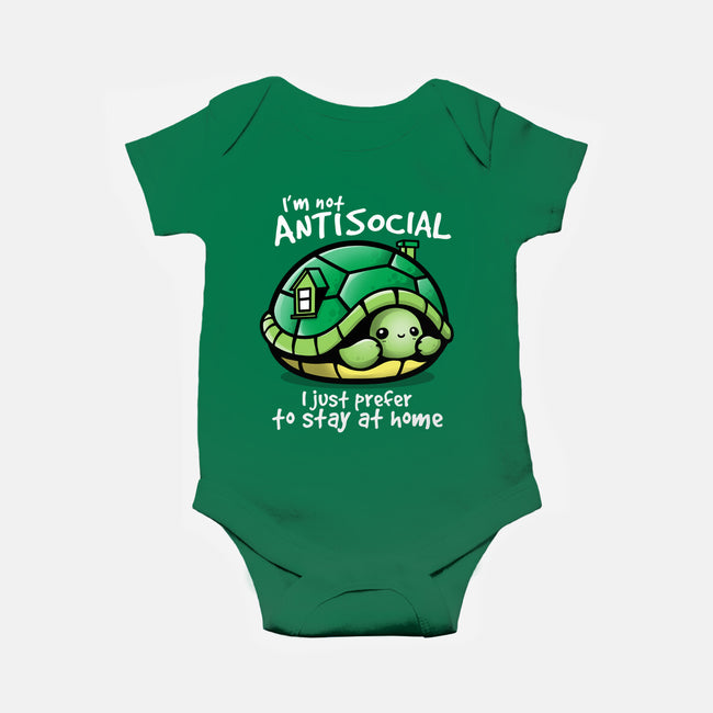 Antisocial Turtle-baby basic onesie-NemiMakeit