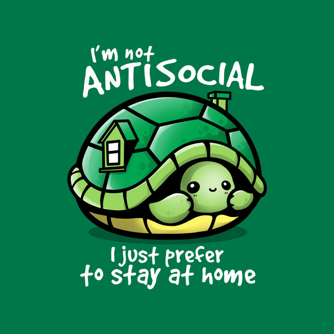 Antisocial Turtle-none polyester shower curtain-NemiMakeit