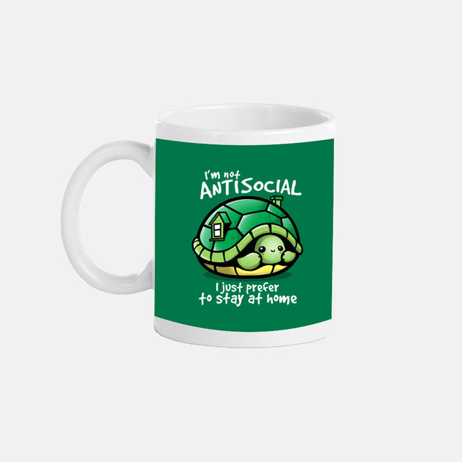 Antisocial Turtle-none glossy mug-NemiMakeit