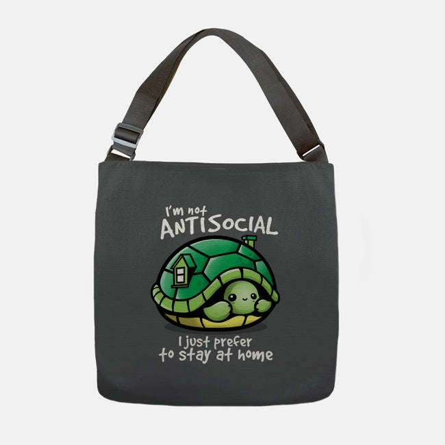 Antisocial Turtle-none adjustable tote-NemiMakeit