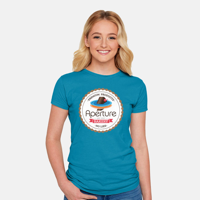 Aperture Bakery-womens fitted tee-Mdk7