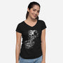 Aquarium Chest-womens v-neck tee-Ramos
