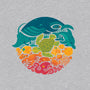Aquatic Rainbow-womens v-neck tee-Waynem